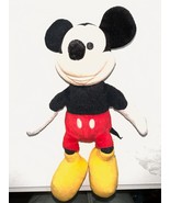 Disney Mickey Mouse Plush Doll Red Shorts, Yellow Shoes Toy Collectible - $23.22