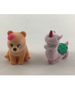 Barbie Pets Deluxe Collectible Figures Fuzzy Flocked Llama Bear Mattel T... - $20.10 CAD