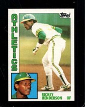 1984 Topps #230 Rickey Henderson Nmmt Athletics Hof *X108663 - $5.39