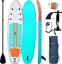 Inflatable Paddle Boards Stand Up Paddleboard Wide Stable With Premium, ... - £110.56 GBP