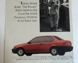 Toyota Tercel Vintage 1993 Print Ad Advertisement PA9 - £5.53 GBP