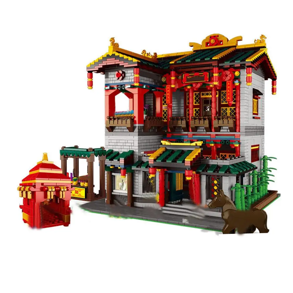 hot city architecture Creative classical Street view chinatown cinese night club - £212.66 GBP