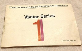 Vivitar, Series 1, Instruction Manual - £14.03 GBP