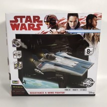Star Wars Last Jedi Resistance A-Wing Fighter Revell Snaptite Model Lights Sound - £18.37 GBP