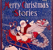 Merry Christmas Stories 1939 Illustrated HC Book Antique Holiday Rare E67 - £79.82 GBP