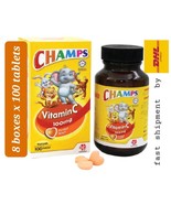 Champs Chewable Vitamin C 100mg for Kids (Orange Flavor ) 8 boxes x100s ... - $230.04 CAD
