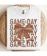 Game Day Football PNG, Retro Football Coquette Bow PNG, Fall Football Se... - $3.43 CAD