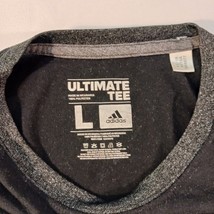 Adidas Untimate Tee Chicago Bulls Basketball Long Sleeve Black/Gray Shirt Mens L image 4