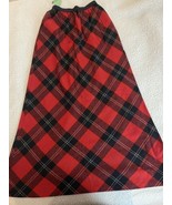 Vintage Century Boston Christmas Red And Black Plaid Wool Skirt Size 8 NWT - $45.82