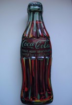 Rare! Collectible! 2003 Coca Cola Tin Embossed Coke Bottle Shaped Container - £39.10 GBP