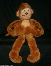 20&quot; Vintage American Home Toy Party Brown Tan Monkey Ape Stuffed Animal Plush - £22.02 GBP