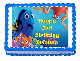 Finding Dory Party Edible Cake topper decoration - personalized free! - £7.98 GBP