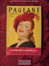 PAGEANT January 1945 Clare Boothe Luce Harry Botsford Stewart Holbrook - £9.49 GBP