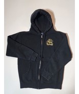 NEW ROSE TATTOO-Black Hoodie Hooded Sweatshirt Black Tattoo Small - $25.72