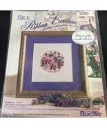 Bucilla 1994 Silk Ribbon Embroidery Flower of the Month Kit February Vio... - $18.11 CAD