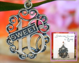Vintage Sweet 16 Birthday Bracelet Charm Sterling Silver Beaucraft - $19.95