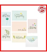 48 Pack Elegant Sympathy Cards with Envelopes - Floral Designs for Condo... - $34.42 CAD