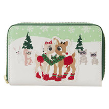 Rudolph the Red-Nosed Reindeer Merry Couple Zip Around Purse - £44.95 GBP