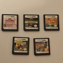 Nintendo DS Lot of 5 Games Cooking Mama 2 Backyardigans Phineas &amp; Ferb Avatar - $54.45