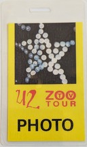 U2 Zoo TV Tour Pass Laminated Photo Backstage Pass - $11.95