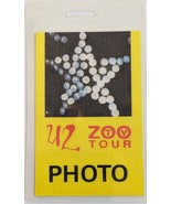 U2 Zoo TV Tour Pass Laminated Photo Backstage Pass - $223.25 MXN