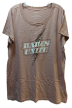 Torrid 2 t-shirt cotton Babes Unite Dusty Rose NWT 2X - £13.44 GBP