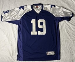 Reebok Throwback Jersey Dallas Cowboys Miles Austin Men’s 54 Blue &amp; Whit... - $642.83 MXN