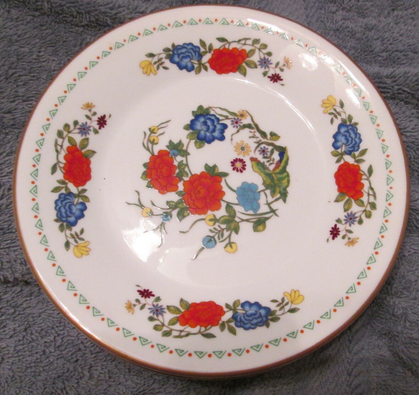 Aynsley, John Henley  Salad Plate 22416 4 Availalble Famille rose Bone C... - $17.85