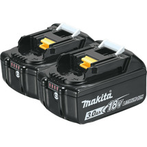 Makita 2-Pc. 18V LXT 3 Ah Li-Ion Batteries BL1830B-2 New - $284.99