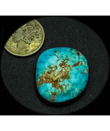 25.0 Vintage Pilot Mountain Sw Turquoise Cabochon - £157.38 GBP