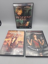 Resident Evil Lot of 3 DVD Extinction Apocalypse With Deluxe Milla Jovovich READ - £2.40 GBP