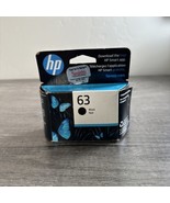 HP 63 Black Original Ink Cartridge, ~170 pages, F6U62AN#140 EXPIRES JAN ... - $19.87