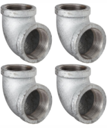 Pipe Elbow 90° 1&#39;&#39; x 1/2&#39;&#39; NPT Malleable Iron - Anvil 8700125555 (4-PACK) - $55.53 CAD