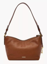 Fossil Julianna Mini Hobo Shoulder Bag Medium Brown Leather SHB3076210  ... - £71.11 GBP