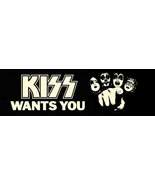 KISS 10 x 3 KISS Want You Professionally Printed Glossy Custom Bumper Sticker - $12.00