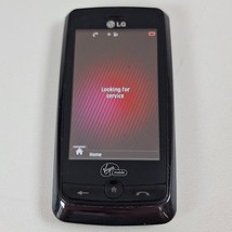 LG Rumor Touch VM510 Black QWERTY Keyboard Slide Phone (Virgin Mobile) - £17.25 GBP