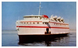 Chinook Ferry Puget Suono Seattle Victoria British Columbia Postcard - £33.52 GBP