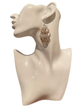 Chandelier Gold and Silver Plated Earrings New Without Tags - £27.69 GBP