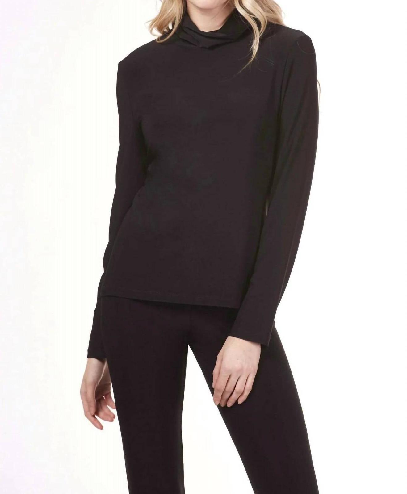 Frank Lyman Turtleneck Knit Top Black - $69.00