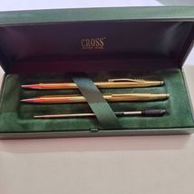Cross 18kt Gold filled  Ball Point Pen &amp; Pencil Set - £358.41 GBP