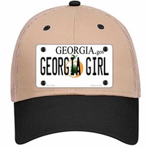 Georgia Girl Georgia Novelty Khaki Mesh License Plate Hat - £22.79 GBP