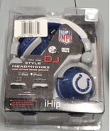 NEW SEALED iHip Indianapolis Colts Logo NFL DJ Style Headphones - £19.38 GBP