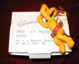 Disney Christmas Magic Pluto Ornament Grolier 26231-111 - £11.76 GBP
