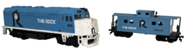 THE ROCK. BLUE &amp; Caboose  LOCOMOTIVE 3105  HO - $49.38
