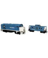 THE ROCK. BLUE &amp; Caboose  LOCOMOTIVE 3105  HO - $49.38