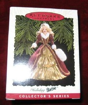 1996 Hallmark Keepsake Ornament #4 Holiday Barbie QXI5371 - $16.00