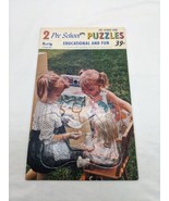 The Puzzle People Fairchild Girls Feeding Doll Pre School Puzzle #9 Inlay - $22.00 CAD
