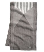 MSRP $60 Timberland Men&#39;s Graphic-Stitched Scarf Charcoal Size One Size - $32.15 CAD