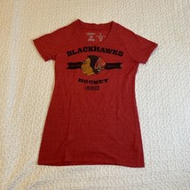 Chicago Blackhawks Hockey CCM Shirt ~ Womens Small ~ Red NHL Hockey - $18.70
