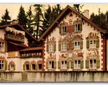 Hansel E Gretel Casa Oberammergau Germania Cromo Cartolina S24 - $4.03